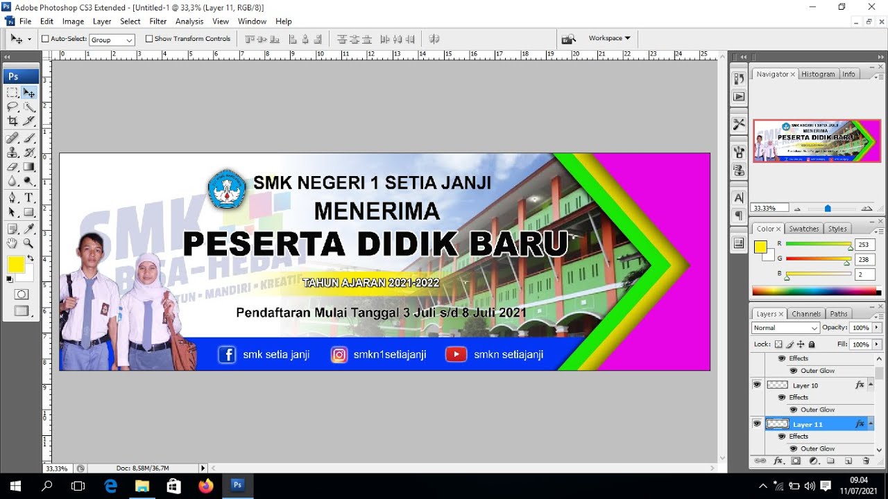 Cara Desain Spanduk Cara Membuat Banner Berukuran Besar di Canva AQNY