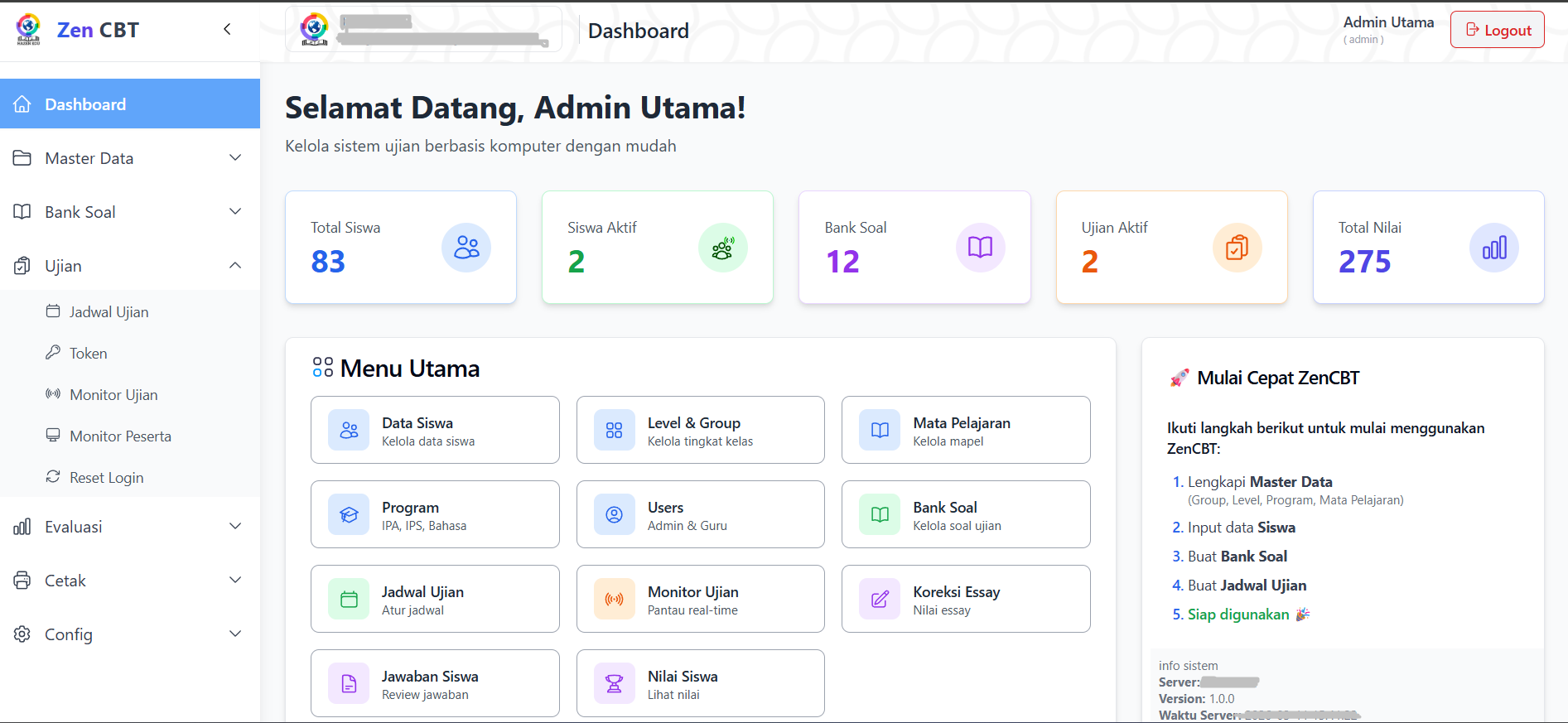 ZenCBT - Aplikasi Ujian CBT Gratis untuk Sekolah ZenCBT - Aplikasi Ujian CBT Gratis untuk Sekolah