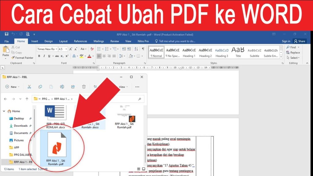 5 Cara Ampuh Mengatasi File PDF yang Besar Susah di Ubah ke Word Tanpa Ribet di 2026