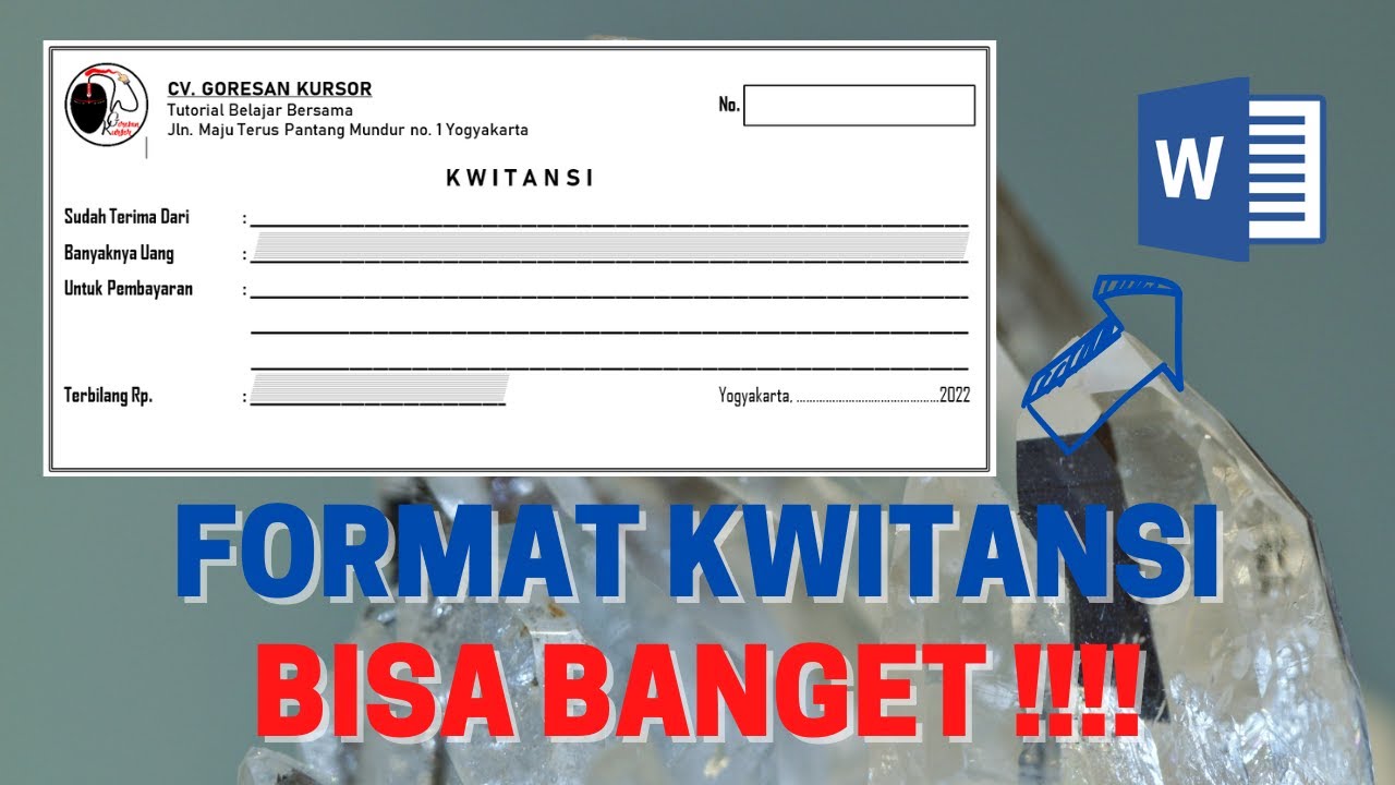 Download Kwitansi Kosong Berbagai Format Gratis - Free Word Template