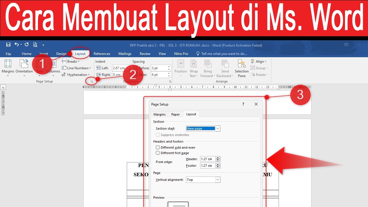Cara Membuat Template Di Word Riset - Free Word Template