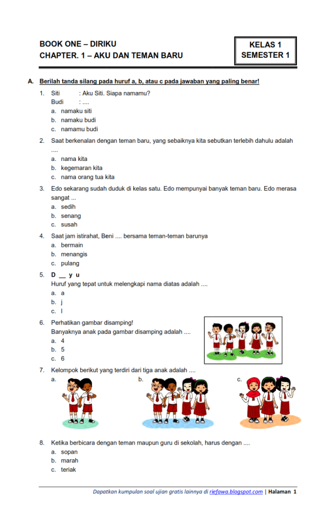 7 Contoh Soal HOTS Kelas 4 SD Semester 1 Tema 3 yang Wajib Dikuasai Sebelum Ulangan 2026