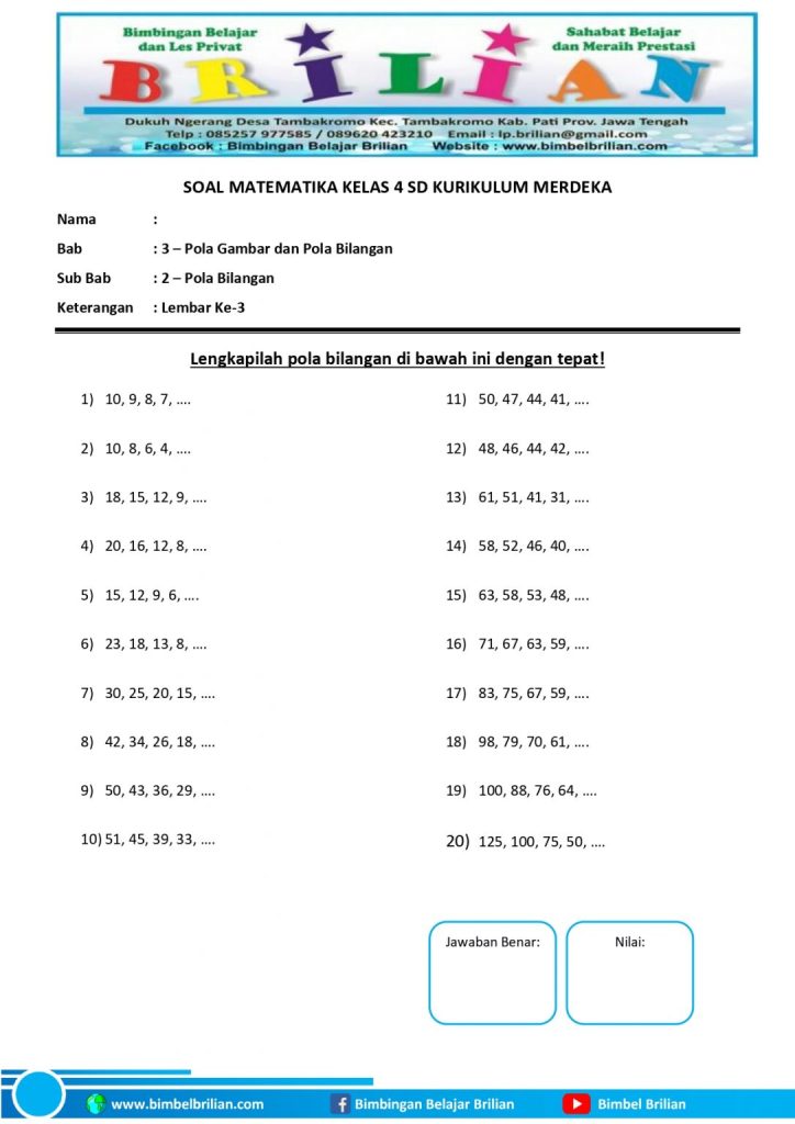 7 Contoh Soal HOTS Matematika Kelas 4 SD KD 3.9 yang Terbukti Asah Logika Anak 7 Contoh Soal HOTS Matematika Kelas 4 SD KD 3.9 yang Terbukti Asah Logika Anak