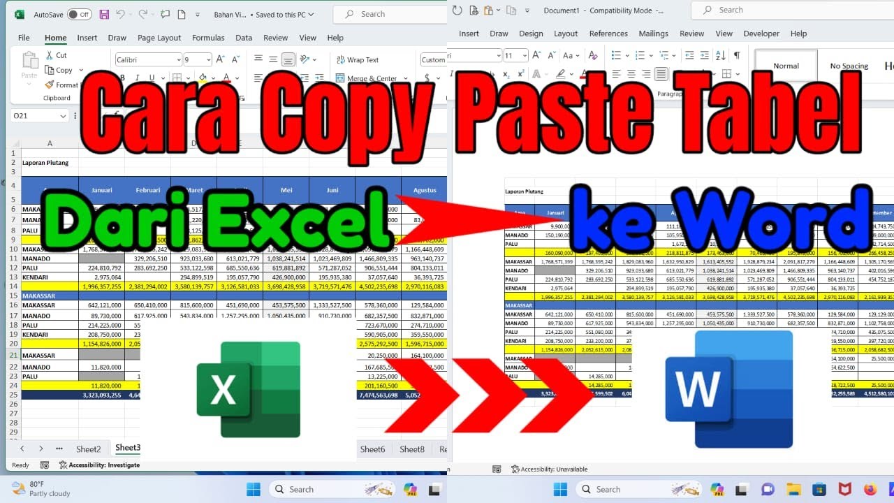 7 Rahasia Cara Paste Exel ke Word Biar Tidak Berubah yang Jarang Diketahui