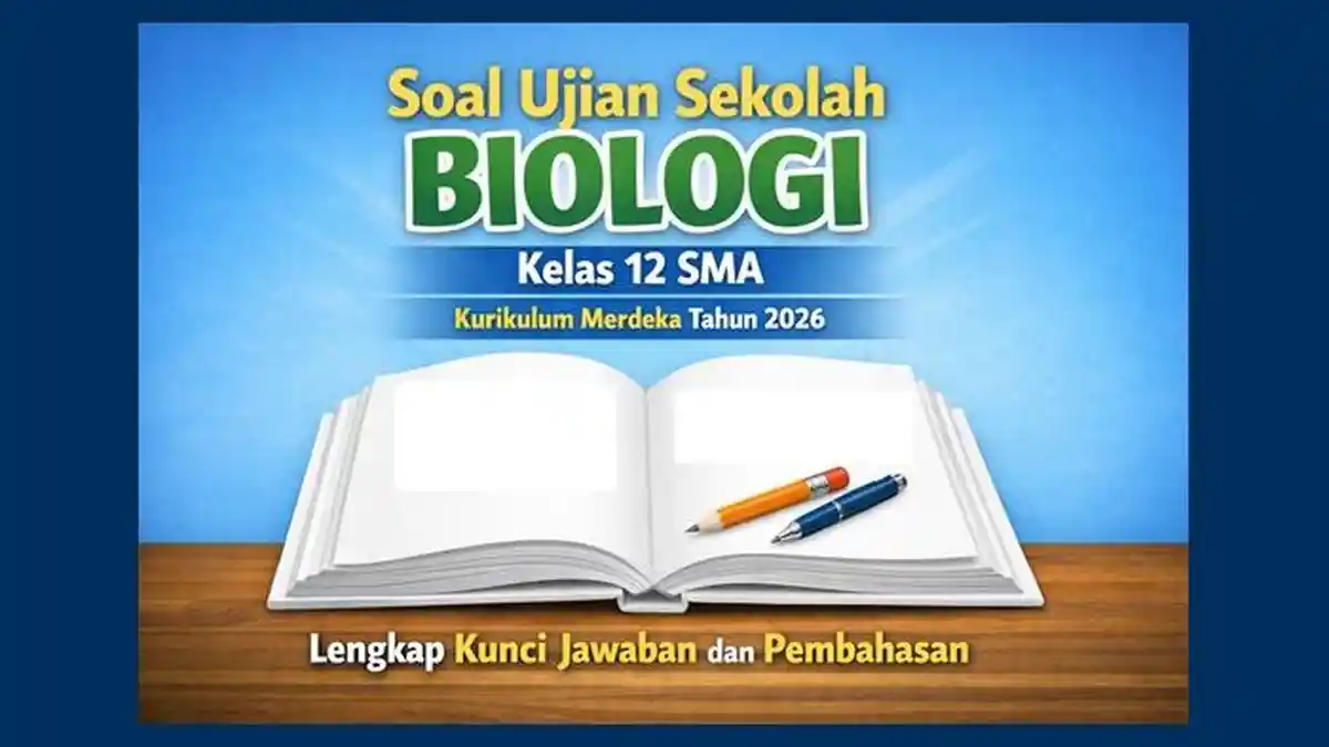 Soal Ujian Sekolah Biologi Kelas 12 SMA Kurikulum Merdeka Tahun 2026
