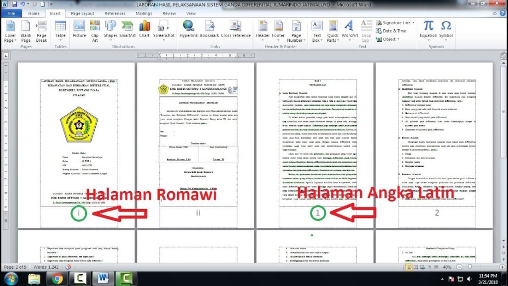 Cara Mengubah Page Number dari Romawi ke Angka di Word 2016 yang Jarang Diketahui Orang