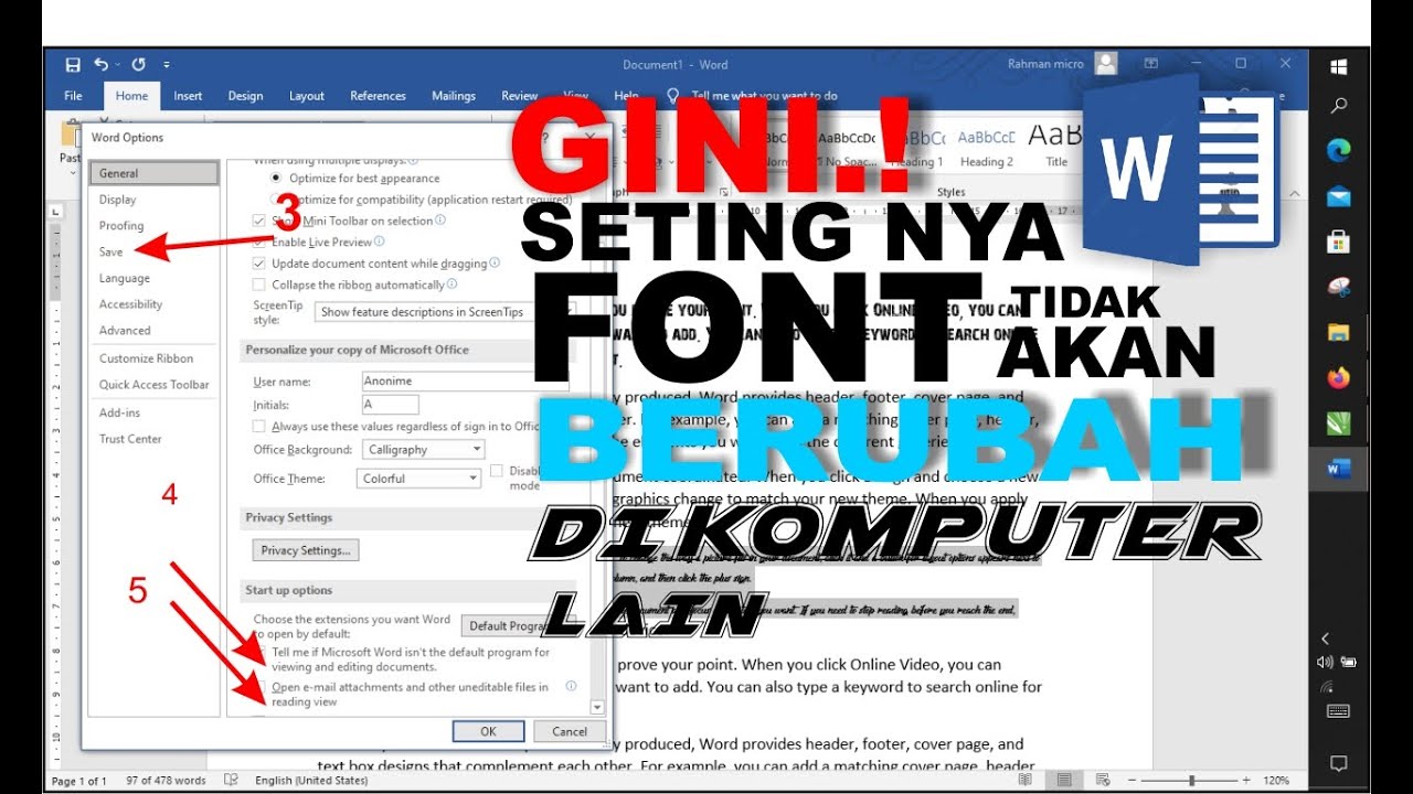 Cara save word agar font tidak berubah saat catat jadwal dan klasemen Liga 1 Indonesia Cara save word agar font tidak berubah saat catat jadwal dan klasemen Liga 1 Indonesia