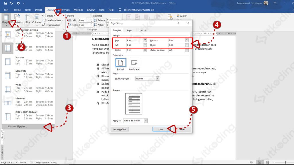 Rahasia 3 Cara Mengatur Margin di Word HP 2026 yang Jarang Diketahui