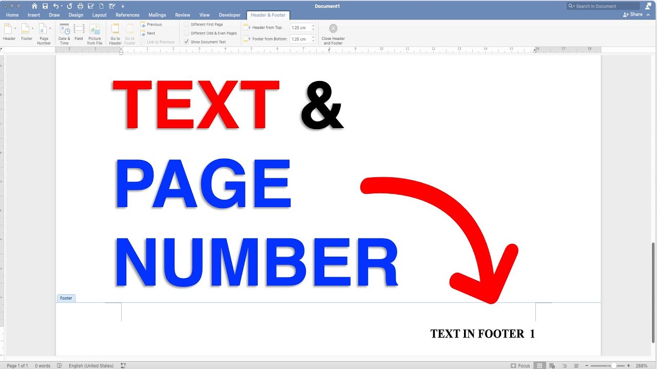 How To Include Page Numbers In Word Footer How To Include Page Numbers In Word Footer